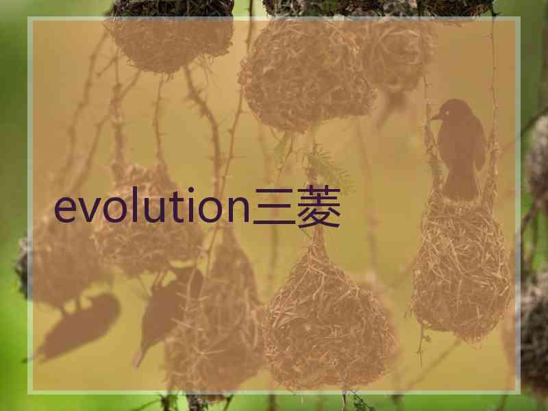 evolution三菱